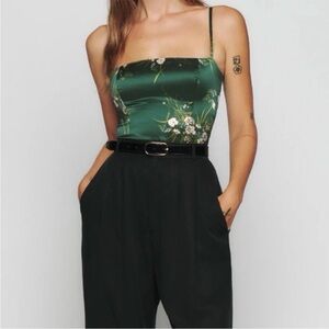 Reformation Overland Silk Top